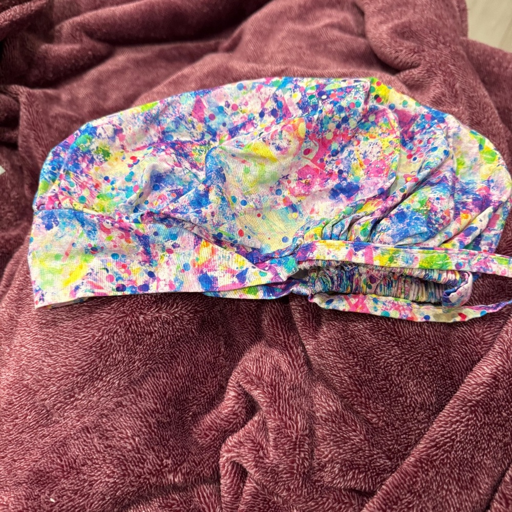 Surgical scrub hat